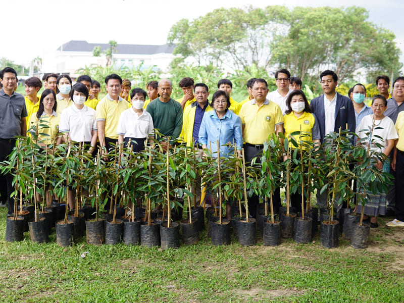 暖武里府原种榴莲种植仪式